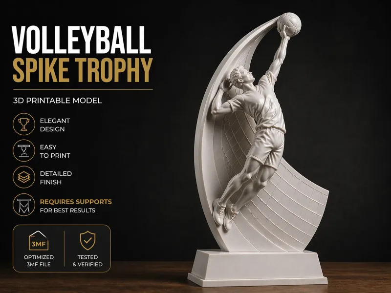 VOLLEYBALL SPIKE TROPHY