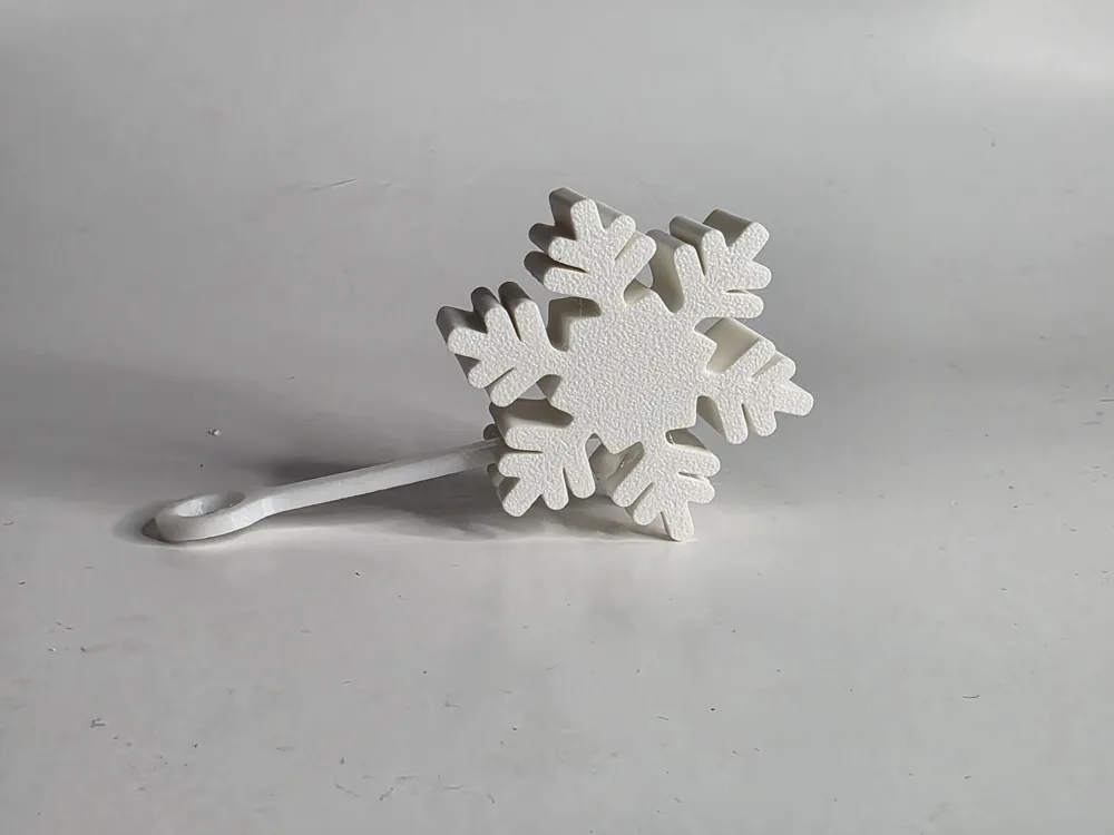 Sommet De Sapin De Noël 3D Flocon De Neige Ou étoile - Métal, Ornement Extérieur/intérieur - 22x33 Cm