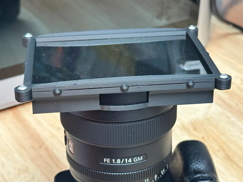 Solar Filter Holder Adapter for Sony 14mm GM Lens