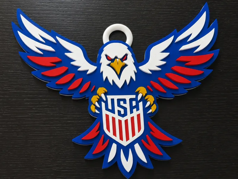 USA Eagle Men's Soccer Hype Chain (fast print!)