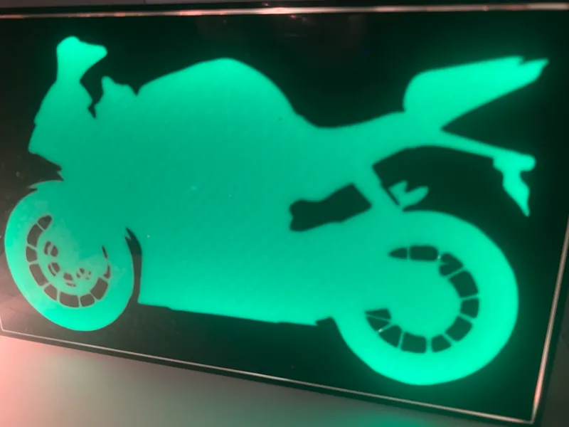Motorcycle - Sport bike Light Box Sign