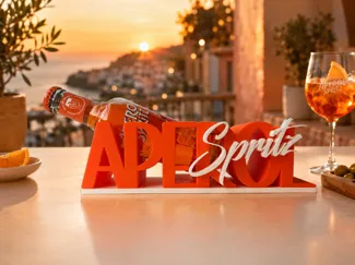 Geschenkhalter für Aperol Spritz