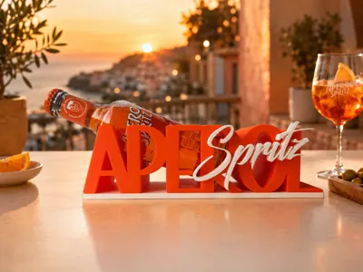 Gift Holder for Aperol Spritz
