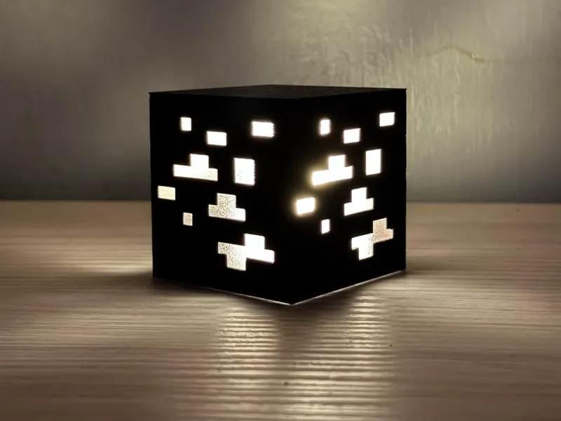MINECRAFT ORE lamp tealights
