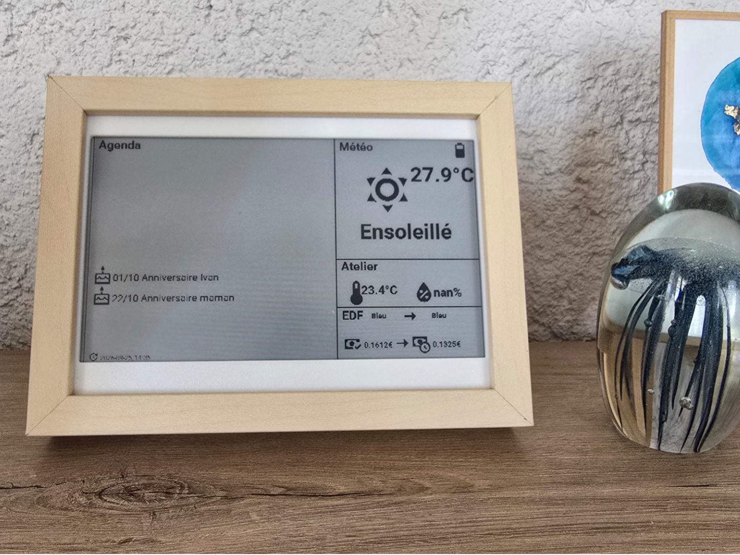 Cadre E-Paper Home Assistant — IKEA RÖDALM 3D model