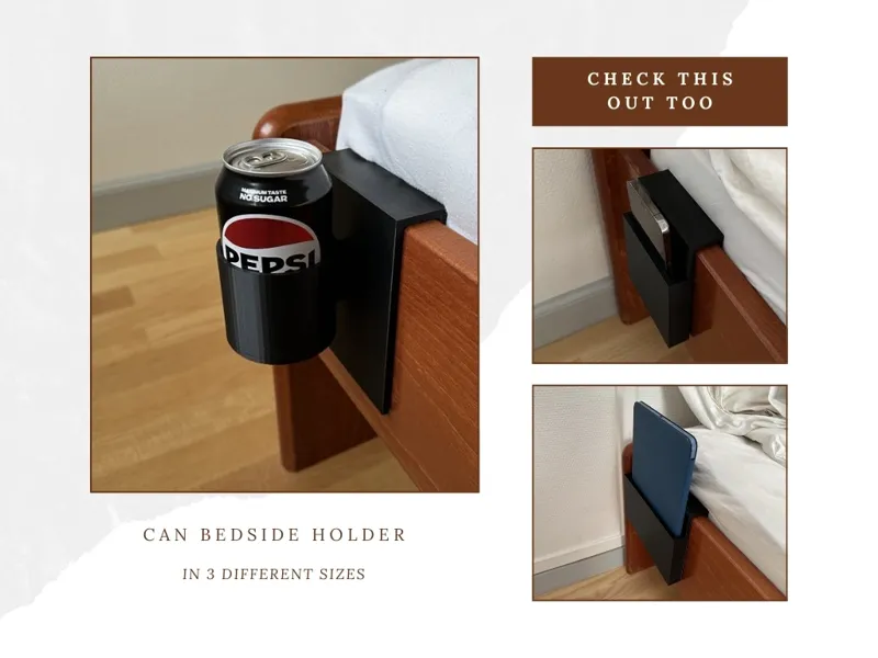 Can bedside holder