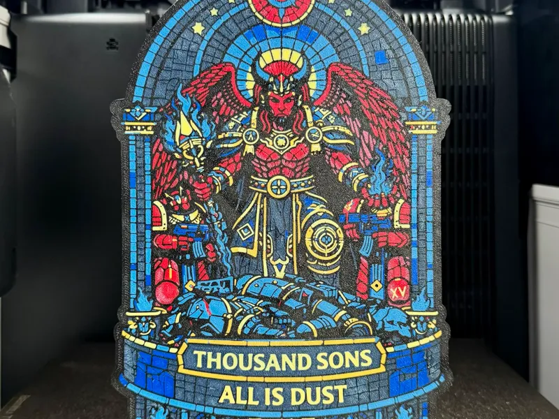 Chaos Thousand Sons 40k Lightbox; Space Marine