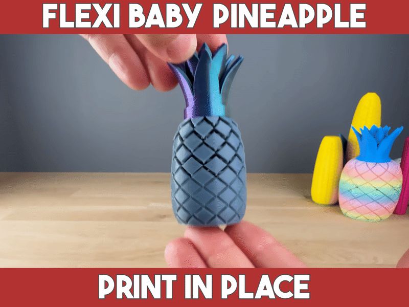 Flexi Baby Pineapple by 3Dnetic