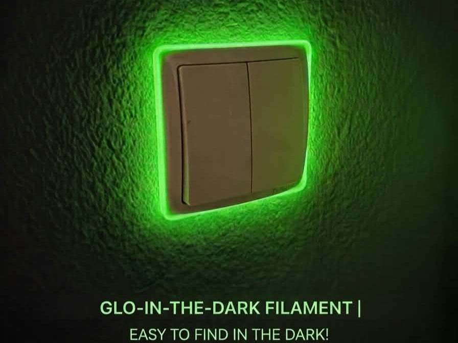 Glow-in-the-Dark Light Switch Frame
