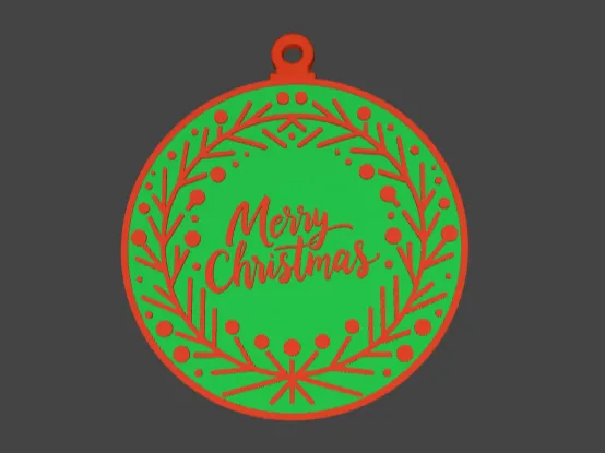 Merry Christmas Ornament