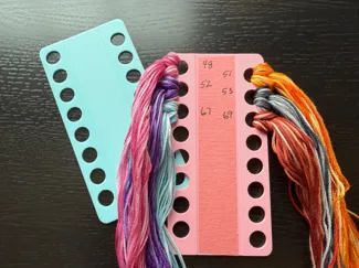 Embroidery Floss Holder/Organizer 8, 16, 24 Holes