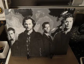 Hueforge Supernatural Sam-Dean-Castiel and Jack