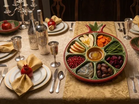 Soporte: Napkin Rings holder in a pomegranate — referencia de MakerWorld
