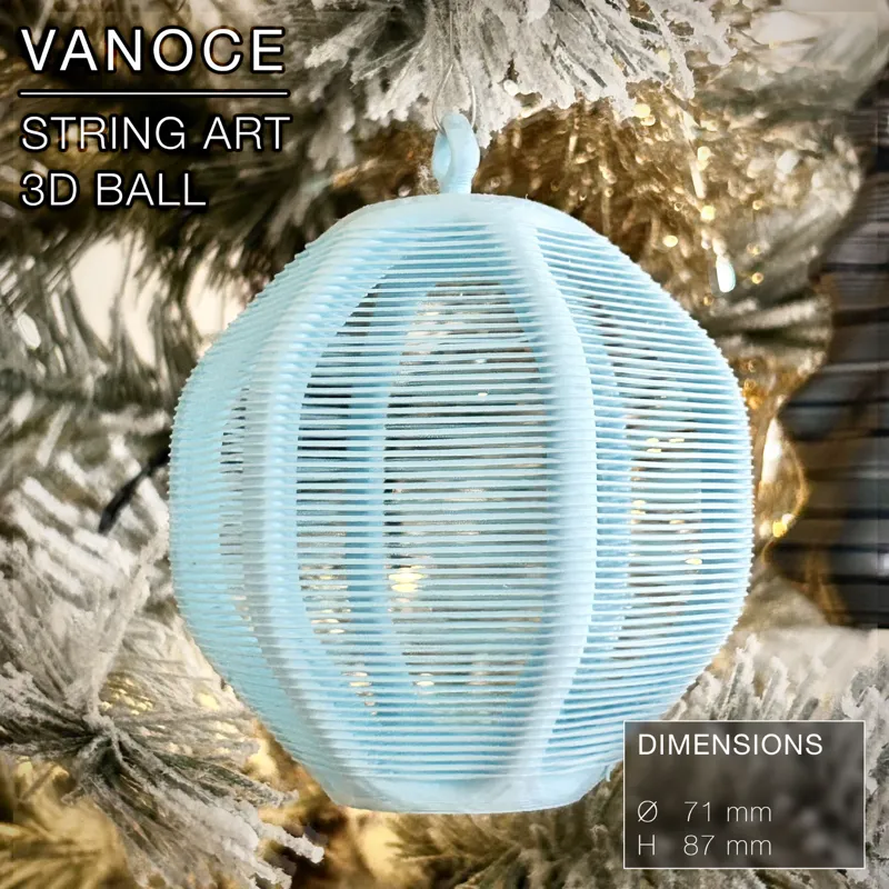 VANOCE | String Art Ball, Christmas Tree
