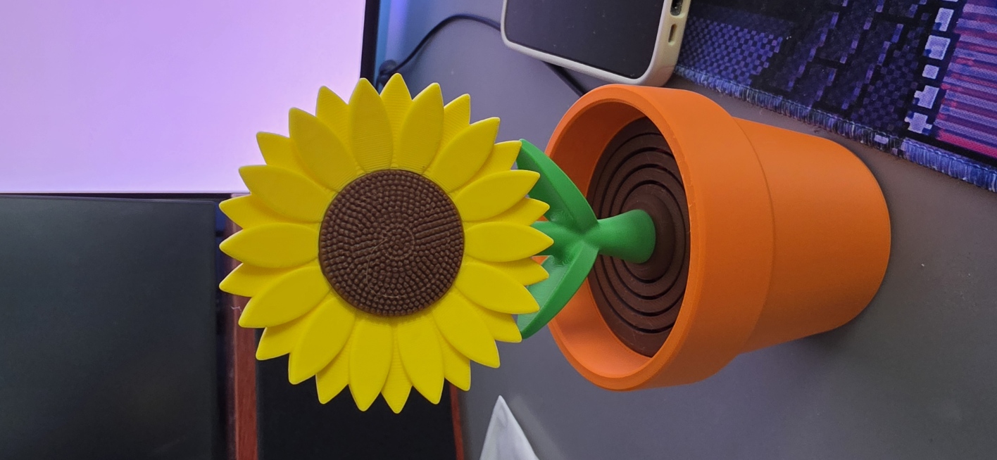 Miniatura 2 do modelo 3D Sunflower - Springy Flower Collection