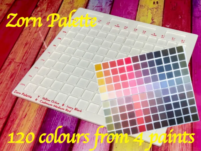 Anders Zorn Palette – 120 Colours from 4 Paints
