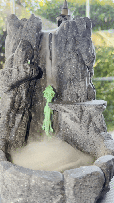 Rozan 5 Peaks Waterfall  Backflow Incense Burner