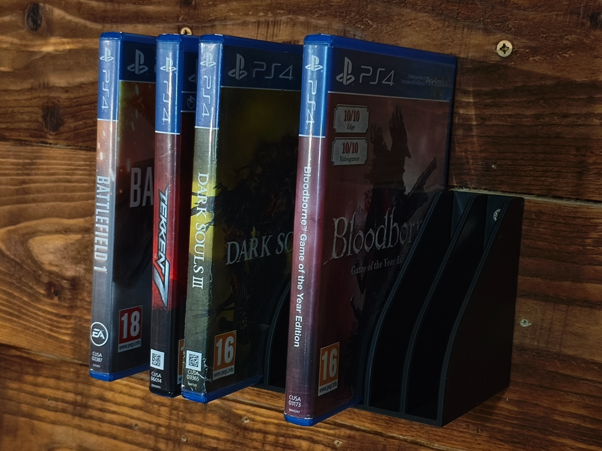 Floating video game case holder 3D model