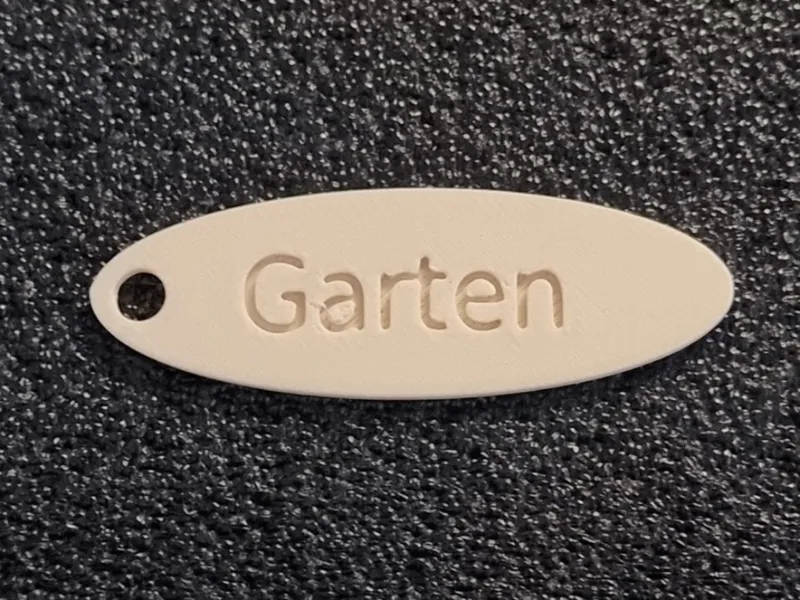 Schlüsselanhänger Gartentor