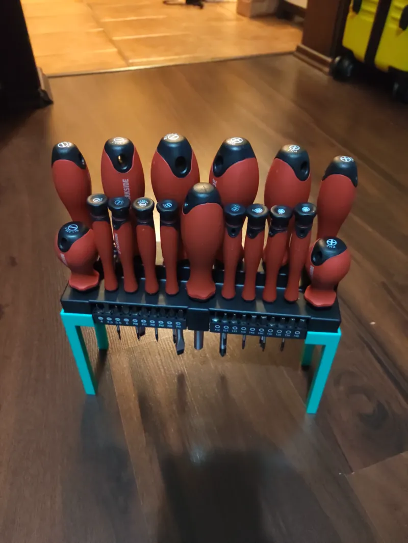 Parkside "Screwdriver & Bit Set" stand