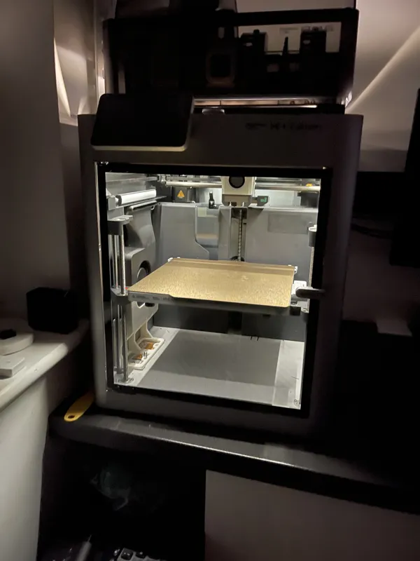 Bambu Lab X1 AMS Riser frame with Led's for the kickstarter AMS