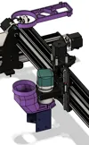 Support for a 65mm Spindle and 101.4mm (4") Dust Hose