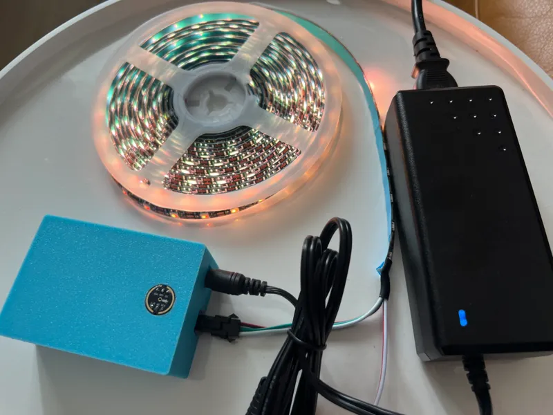WLED Controller enclosure for ESP32 and INMP441
