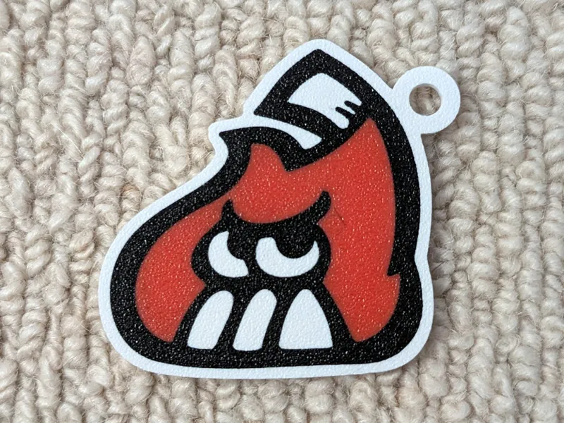 Firefin Splatoon Brand Keychain