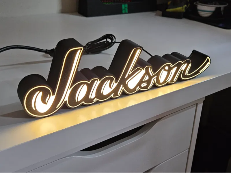 Jackson Led LightBox Sign