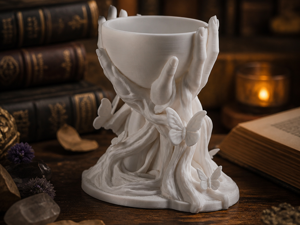 Dryad's Hands Flowerpot – Nature-Inspired Planter