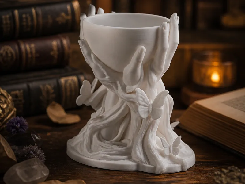 Dryad's Hands Flowerpot – Nature-Inspired Planter
