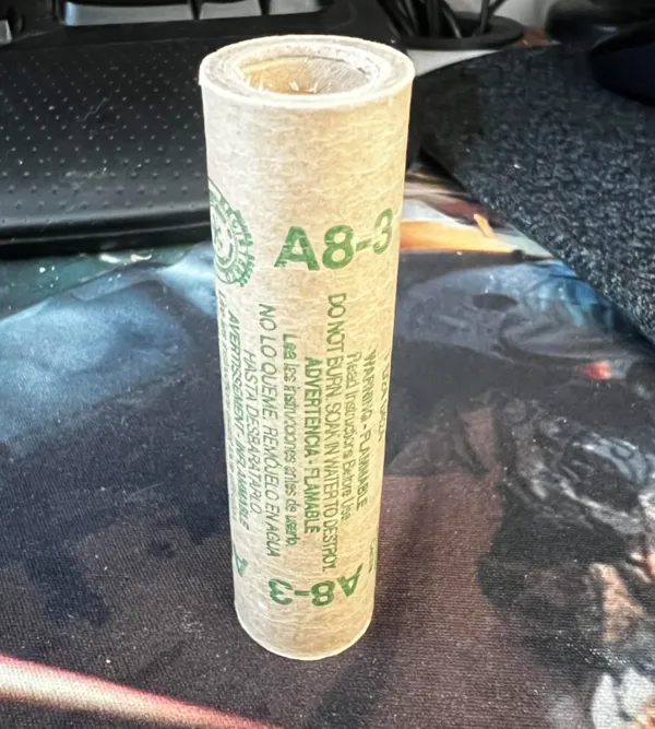 Gabarit de test pour moteur de fusée Estes A8-3