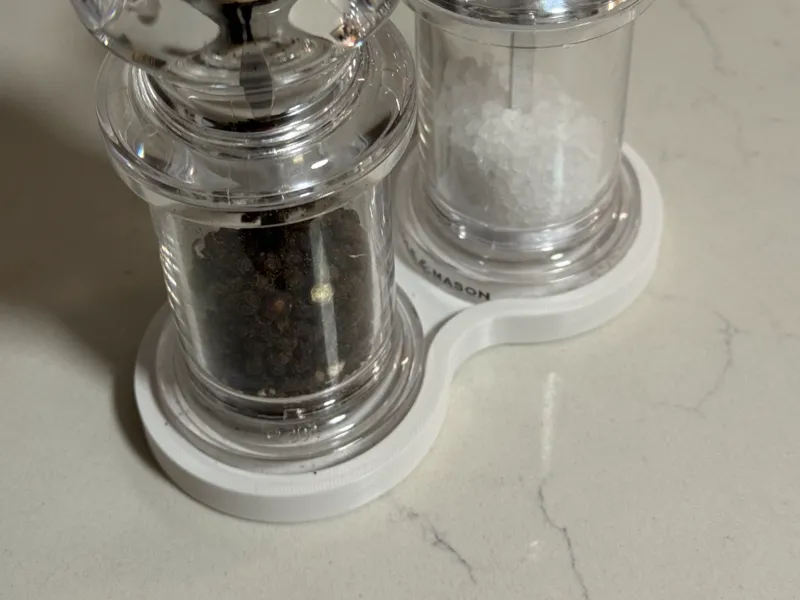 Parametric stand/base for Salt & Pepper mills