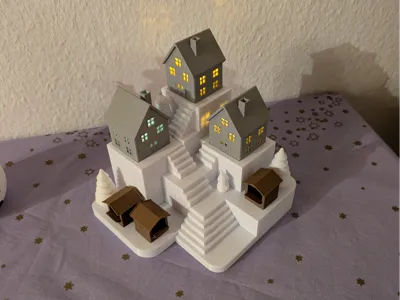 (NO AMS) Christmas village