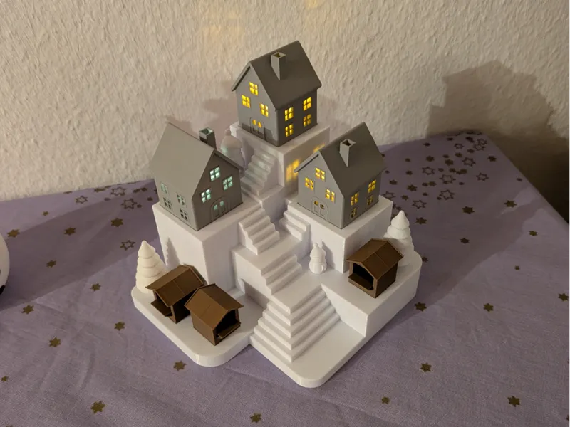 (NO AMS) Christmas village