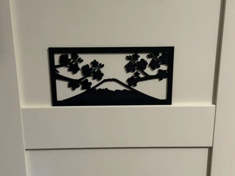 Mount Fuji With Sakura Wall Art