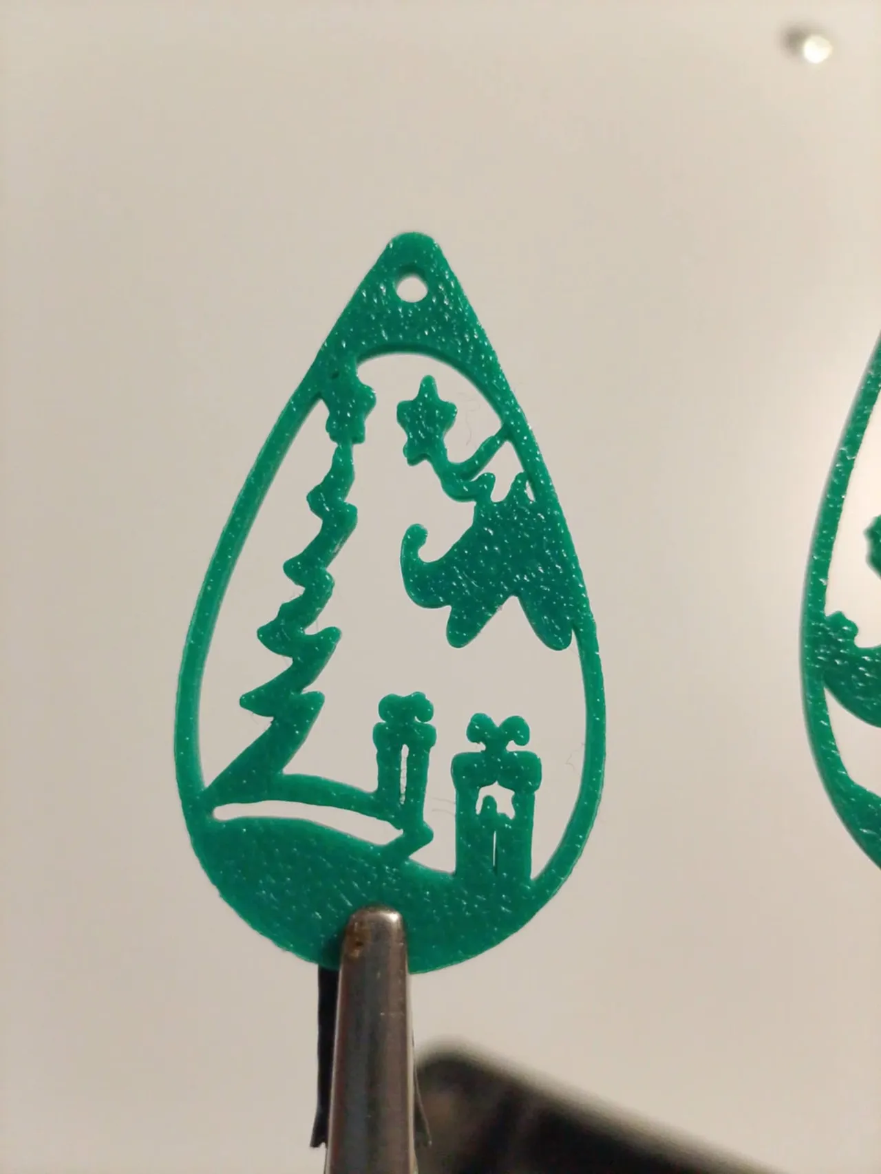 Christmas earrings view 3
