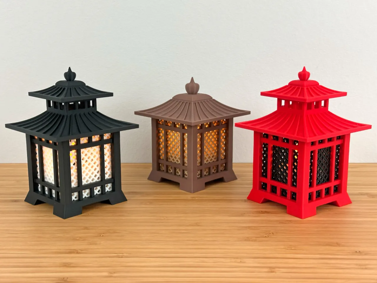 Japanese Mini Tea Light Lantern view 3