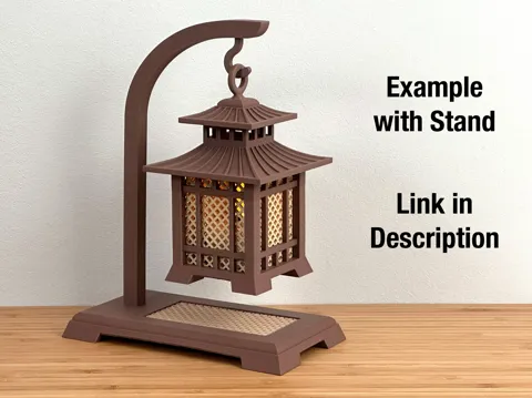 Japanese Mini Tea Light Lantern view 2