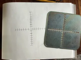 coordinate plane stencil