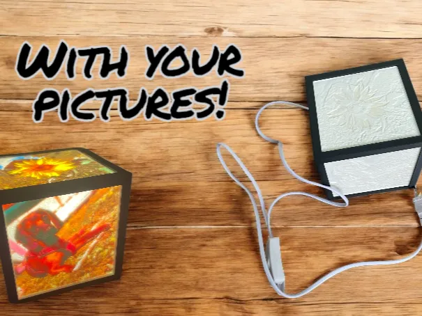Personalisierte Lithophane-Box