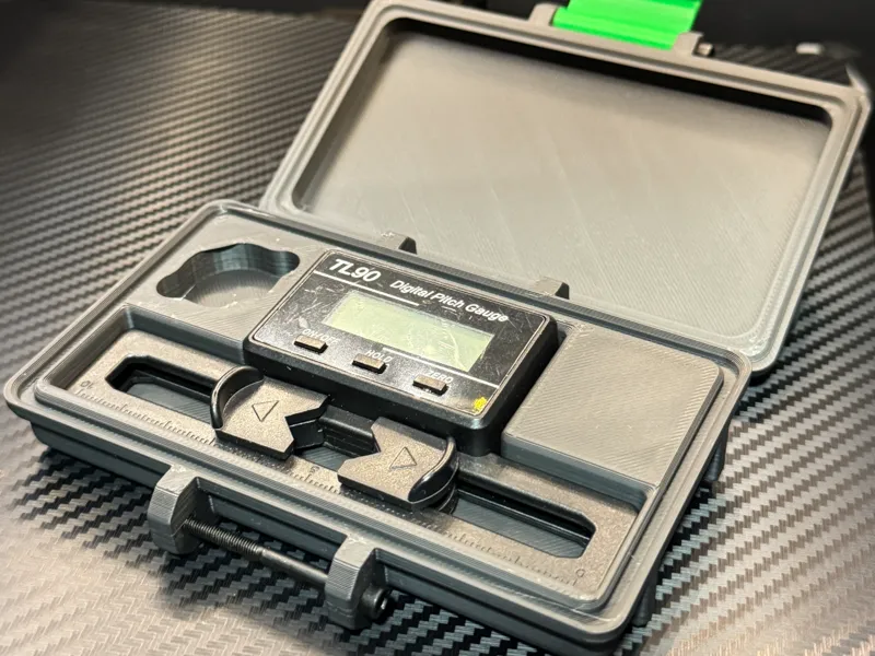 Box for Digital Pitch Gauge Helicopter RC - V2