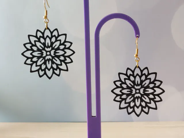 Pendiente Flor Mandala