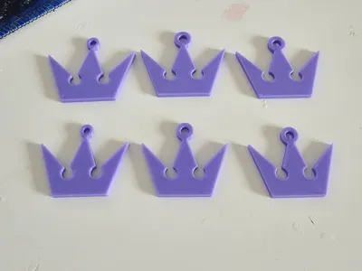 Kingdom Hearts Crown - Keychain and Pendant