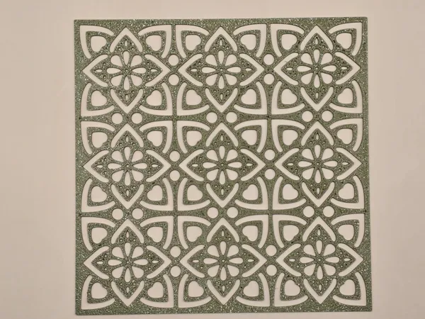 Gabarit pochoir motif nordique baroque