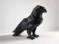 Faucon low poly décoratif — photo 1