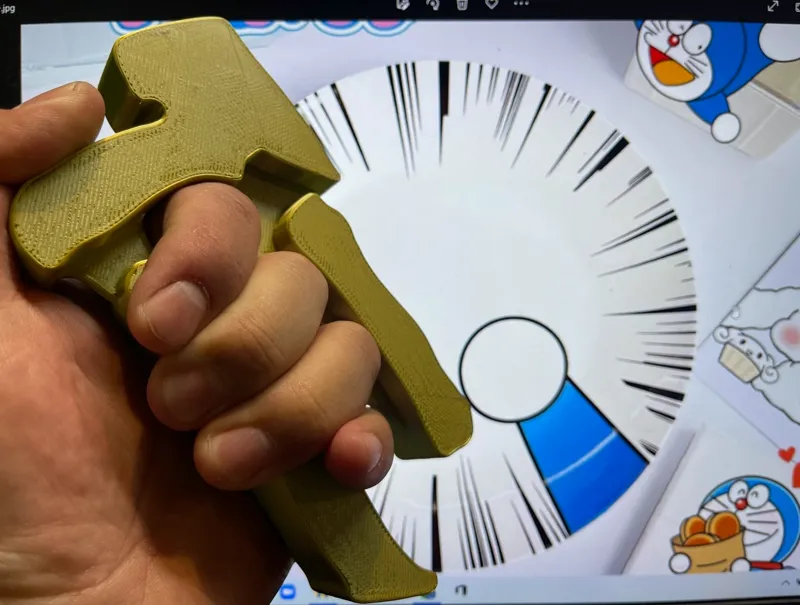 "仁"提把掛勾_"benevolence", hook,Brass knuckles