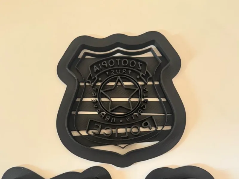 Police Badge Cookie Cutter