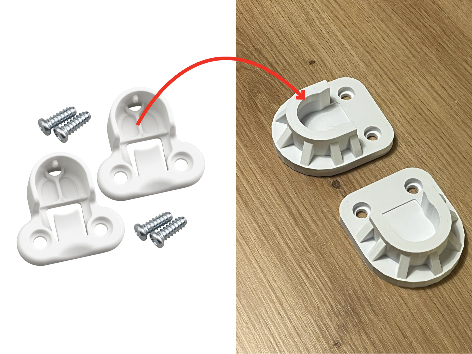 Rod support bracket
