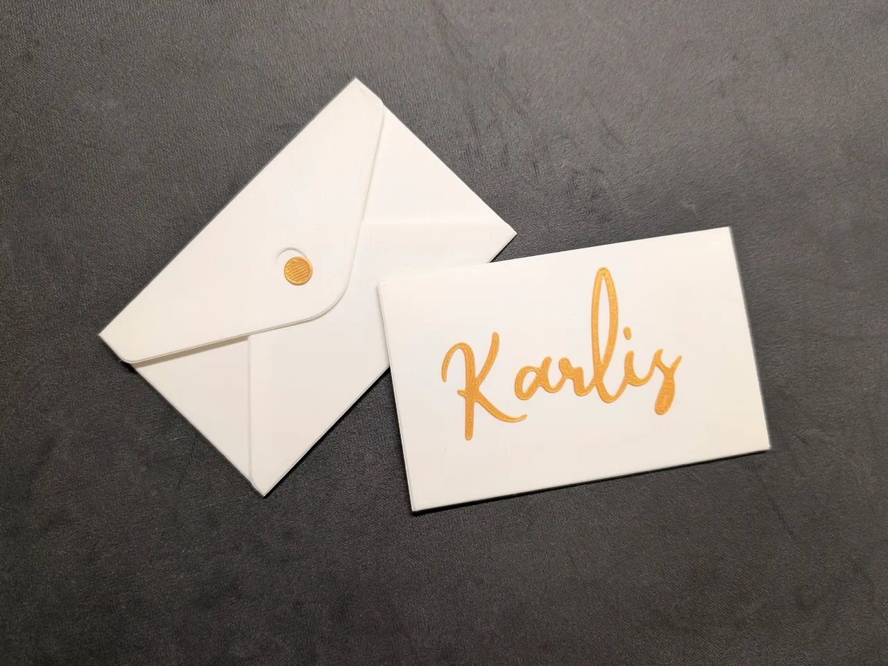 Envelope - Print & Fold - For gift cards and money view 2